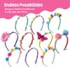 Pretty Me Headband Making Kit for Girls - Arts & Crafts Gift - Make Your Own Fashion Headbands for Kids - DIY Hair Accessories Set - Gift for Ages 5-12 Year Old Girl - Little Kids Art & Craft Gifts view 4