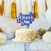 Happy Veterans Day Cake Topper, Thank You Veterans Free and Brave, Patriotic Soldier Veterans Day Army Party Decorations, We are So Proud of you, Presidents Memorial Independence Day Decorations view 4
