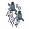 1Pr Upgrades Aluminum Front Knuckle Arm with Tamiya Tt02 Rc Cars by GPM (Gray) view 1