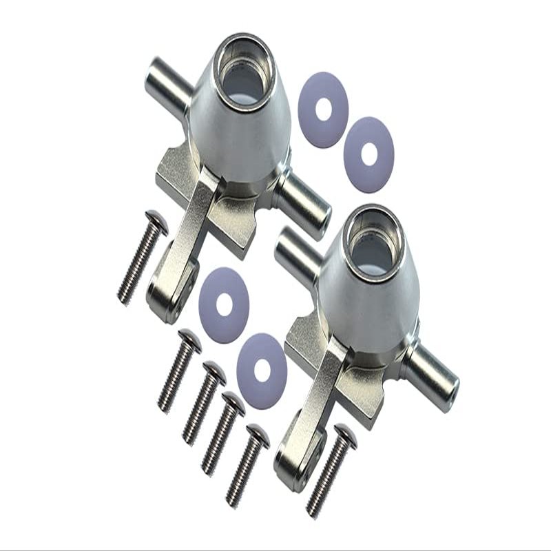 1Pr Upgrades Aluminum Front Knuckle Arm with Tamiya Tt02 Rc Cars by GPM (Silver)