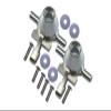 1Pr Upgrades Aluminum Front Knuckle Arm with Tamiya Tt02 Rc Cars by GPM (Silver) view 1