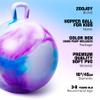 ZOOJOY Hopper Ball, Hopping Toys for Kids, 18inch Bouncy Ball with Handle for Boys Girls Aged 3-8, Inflatable Clouds Bounce Hopper Toy with Pump view 2