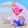 ZOOJOY Hopper Ball, Hopping Toys for Kids, 18inch Bouncy Ball with Handle for Boys Girls Aged 3-8, Inflatable Clouds Bounce Hopper Toy with Pump view 4