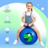 ZOOJOY Hopper Ball, Hopping Toys for Kids, 18inch Bouncy Ball with Handle for Boys Girls Aged 3-8, Inflatable Dinosaur Bounce Hopper Toy with Pump view 4