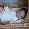 Zero Pam 19" Realistic Reborn Baby Doll, Lifelike Vinyl Silicone Newborn Girl with Pacifier, Preemie Size, 3D Skin & Visible Veins view 1