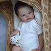 Zero Pam 19" Realistic Reborn Baby Doll, Lifelike Vinyl Silicone Newborn Girl with Pacifier, Preemie Size, 3D Skin & Visible Veins view 3
