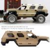 RC Car Body Shells, 324mm Wheelbase Body Shell Molded Transparent Desert Screw Plastic for 1/10 RC Crawler Axial SCX10 90046, 500x225x155mm, Yellow view 4