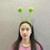 Olivemont Antenna headband for pretend costume as ant bee snail ladybug and butterfly (green) view 2