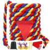 Field Day Tug of War Rope for Kids and Adults, Outdoor Lawn Yard Family Reunion Birthday Party Games, Outside Backyard Camping Picnic Games, Backyard Carnival Games Fun for Team Building Activities view 1