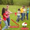 Field Day Tug of War Rope for Kids and Adults, Outdoor Lawn Yard Family Reunion Birthday Party Games, Outside Backyard Camping Picnic Games, Backyard Carnival Games Fun for Team Building Activities view 4