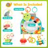 Koty Infant Car Seat Toy - Kick and Play Activity Center with Mirror, Teether and Crinkle Paper, Fun Travel Baby Toy for Rear Car Seat, Easier Drive with Newborns, Babies view 4