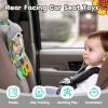 Koty Infant Car Seat Toy - Kick and Play Activity Center with Mirror, Teether and Crinkle Paper, Fun Travel Baby Toy for Rear Car Seat, Easier Drive with Newborns, Babies view 2