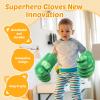 XYMTOY Superhero Toys Comfortable And Soft The Superhero Perfect For Christmas, Halloween, Birthday Party The Gift for Boys And Girls, Light Green view 2