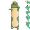Rexinc 29.53'' Dinosaur Plush Pillow Toy Dinosaur Stuffed Animal Sleeping Pillow Cute Cartoon Soft Long Body Pillow Gift for Kids (Green) view 1
