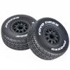 1/10 RC Remote Control Model car Short Card Flat Ground RV wear-Resistant Racing Tires Modified and Upgraded Compatible with ARRMA DHK Slash Thunder Magic D view 3