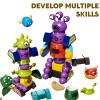 TEMI Magnet Robot Toy for Kids 3-5 Years Old - Monster Magnet Toys Stacking Transform Toys with Storage Box, Set for Boys Age 3 4 5 6 7 Years Old Boys, Christmas and Birthday Gifts view 4