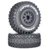 1/10 RC Remote Control Model car Short Card Flat Ground RV wear-Resistant Racing Tires Modified and Upgraded Compatible with ARRMA DHK Slash Thunder Magic C view 2