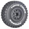 1/10 RC Remote Control Model car Short Card Flat Ground RV wear-Resistant Racing Tires Modified and Upgraded Compatible with ARRMA DHK Slash Thunder Magic C view 4