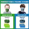 Party Supplies Compatible for Nerf - 10 Kids Pack Boys Birthday Party Guns War Decorations,Face Mask Glasses 200 Foam Bullets Darts for Two Teams Toy for Kids Boys Girls view 2