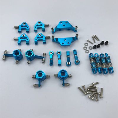 HF12GHFHI Metal Full Set Upgrade Parts for Wltoys 1/28 P929 P939 K979 K989 K999 K969 Rc Car Parts ( Color : Blue )