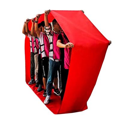 Playing Run Mat Fun Teamwork Game - Running Mat, Waterproof and Wear-Resistant Oxford Cloth Game Props, Good for Birthday Parties/Picnic Days (Color : Red, Size : Adult-8M//26FT)