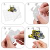 18pcs Glitter Truck Car Dessert Cupcake Topper Transportation Vehicle Theme Decor Supplies Baby Shower Boy Girl Happy Birthday Party Decorations view 4