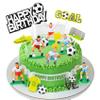 19 PCS Soccer Cake Topper Decorations - Soccer Ball Player Theme Cake Toppers For Football Party Men Boy Kid Birthday Party Supplies view 1