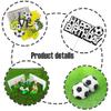19 PCS Soccer Cake Topper Decorations - Soccer Ball Player Theme Cake Toppers For Football Party Men Boy Kid Birthday Party Supplies view 3