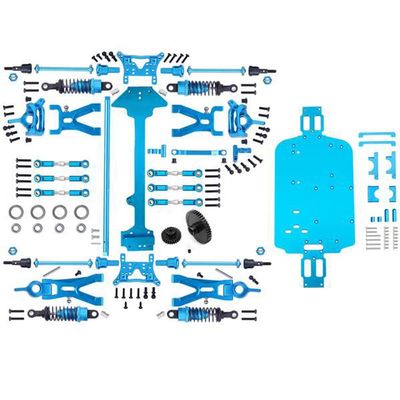1 Set Complete Upgrade Parts Kit for 1/18 WLtoys A959-B A969-B A979-B K929-B Electric RC Car Off Road Buggy Metal Replacement ( Color : A )