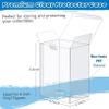 100 Pack Protectors Case Compatible with Funko- 4" Inch Collectible Vinyl Figures, Crystal Clear Protectors, Heavy Duty Display Box w/ Protective Film & Locking Tab, Set of 100 view 2