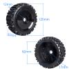 AllinRC 1/8 RC Buggy Tires 17mm Hex RC Wheels and Tires Preglued Mounted with Foam Inserts for Arrma Typhon 3S 6S Talion 6S Senton 6S,Losi 8IGHT, Team Associated HPI Kyosho, Set of 4 view 2