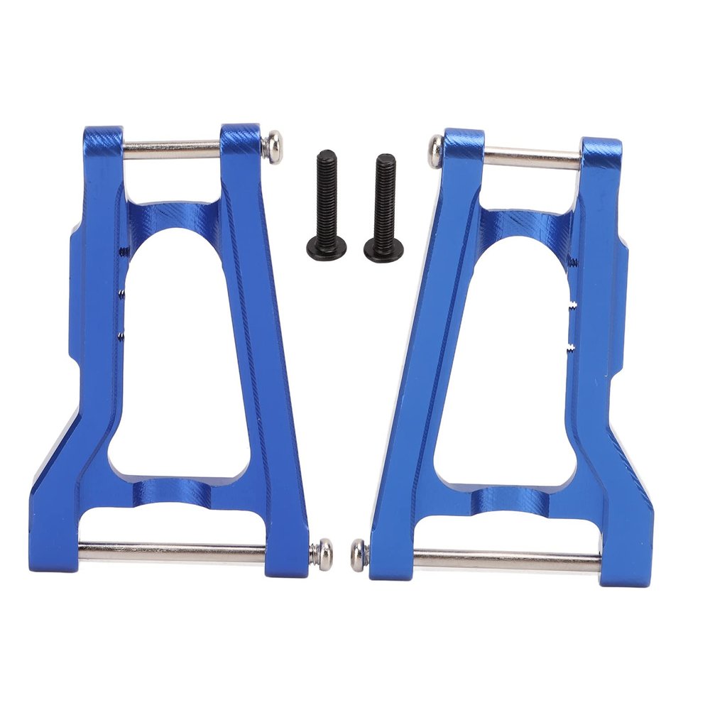 Dilwe RC Rear Suspension Arms, Aluminum Alloy Rear Suspension Arms Replacement Part for Traxxas 1967 C10 Drag Slash, Tie Bar Replacement RC Accessories(Blue)