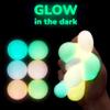 12pc Value Pack - Squeeze Balls in Glow in The Dark Colors - Fidget Toy Stress Balls for Adults and Kids - Anxiety Relief Items to Squish, Squeeze, Throw and Stick Fidgets for Kids view 4