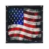 GrilleAdz Old Glory Mesh Bug Screen for Kenworth K100E (Bug Screen with Turnbuckle Install Kit) view 2