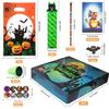 Keenvark 168 PCS Halloween Party Favors,24 Pack Stationery Supplies Set, Halloween Treats for Kids, Halloween Goodie Bag Fillers including Pencils,Erasers,Rulers,Stickers,Stamps,Notepads and Gift Bags view 4