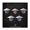 Puppetswar Dragon Ashigaru Helmets view 1