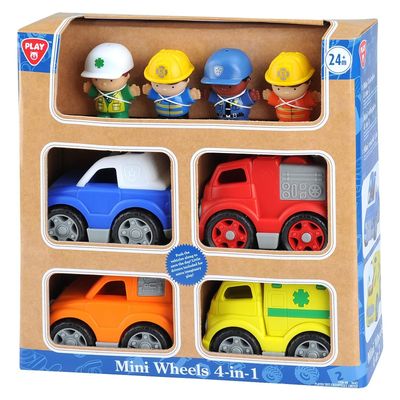 Play Adjustable and Comfortable Mini Wheels 4 in 1 for Indoor & Outdoor Children Toy with Light Effect 24 Months & up,