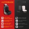 Autobase Car Seat Protector for Child Car Seat | Largest and Thickest Waterproof Backseat Protector for Kids and Pets | Heavy-Duty Non-Slip Rubber Padded Backing (Black, XL  1 Pack) view 2