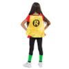 DC Comics Robin Big Girls Cosplay T-Shirt Dress Leggings and Cape 3 Piece Black/Red 10-12 view 3