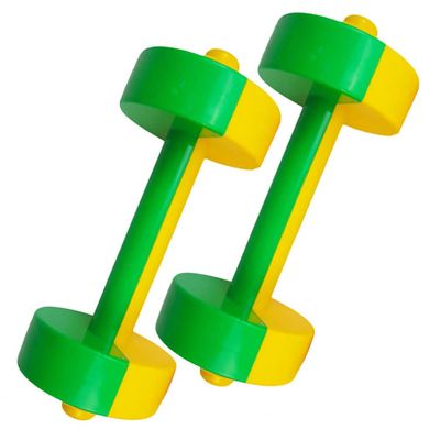 Kids Dumbbell Toy, 1 Pair Kids Weight Lifting Set Plastic Dumbbell Toy Gym Sports Workout Equipment for Toddlers