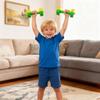 Kids Dumbbell Toy, 1 Pair Kids Weight Lifting Set Plastic Dumbbell Toy Gym Sports Workout Equipment for Toddlers view 3