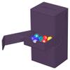 Ultimate Guard Twin Flip'n'Tray 200+, Deck Case for 200 Double-Sleeved TCG Cards + Dice Tray, Purple, Independent Magnetic Closure & Microfiber Inner Lining view 3