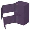 Ultimate Guard Twin Flip'n'Tray 200+, Deck Case for 200 Double-Sleeved TCG Cards + Dice Tray, Purple, Independent Magnetic Closure & Microfiber Inner Lining view 4