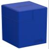 Ultimate Guard Flip'n'Tray 100+, Deck Case for 100 Double-Sleeved TCG Cards + Dice Tray, Blue, Independent Magnetic Closure & Microfiber Inner Lining view 1