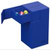 Ultimate Guard Flip'n'Tray 100+, Deck Case for 100 Double-Sleeved TCG Cards + Dice Tray, Blue, Independent Magnetic Closure & Microfiber Inner Lining view 2