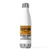 20oz Insulated Bottle Novelty Caution 50 Years Old Celebrating Fifty Years Lifespan Humorous 20oz view 1