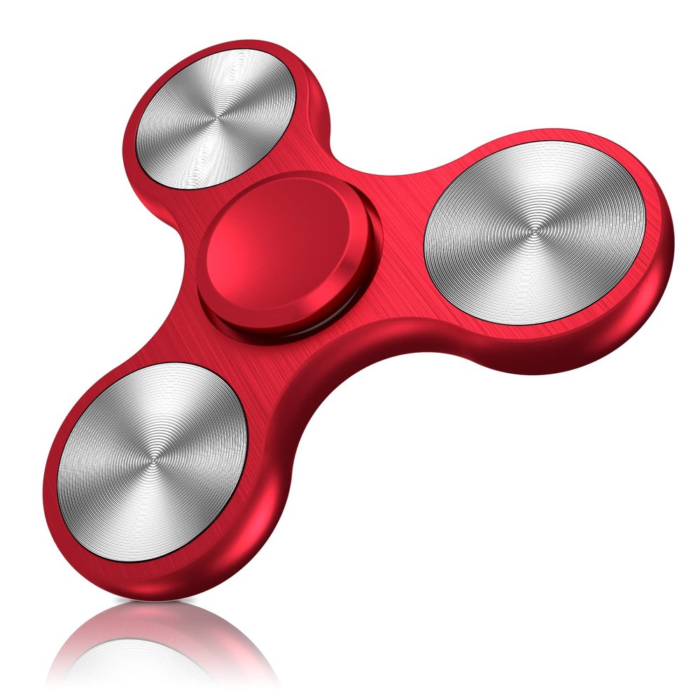 ATESSON Fidget Spinner Toy Ultra Durable Stainless Steel Bearing High Speed Precision Metal Material Hand Spinner Focus Anxiety Stress Relief Boredom Killing Time Toys