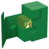 Ultimate Guard Flip'n'Tray 100+, Deck Case for 100 Double-Sleeved TCG Cards + Dice Tray, Green, Independent Magnetic Closure & Microfiber Inner Lining view 3