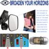 Baby Car Mirror - Adjustable Wide Angle Rearview for Infant Toddler Backseat Safety view 3