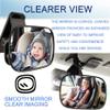 Baby Car Mirror - Adjustable Wide Angle Rearview for Infant Toddler Backseat Safety view 4